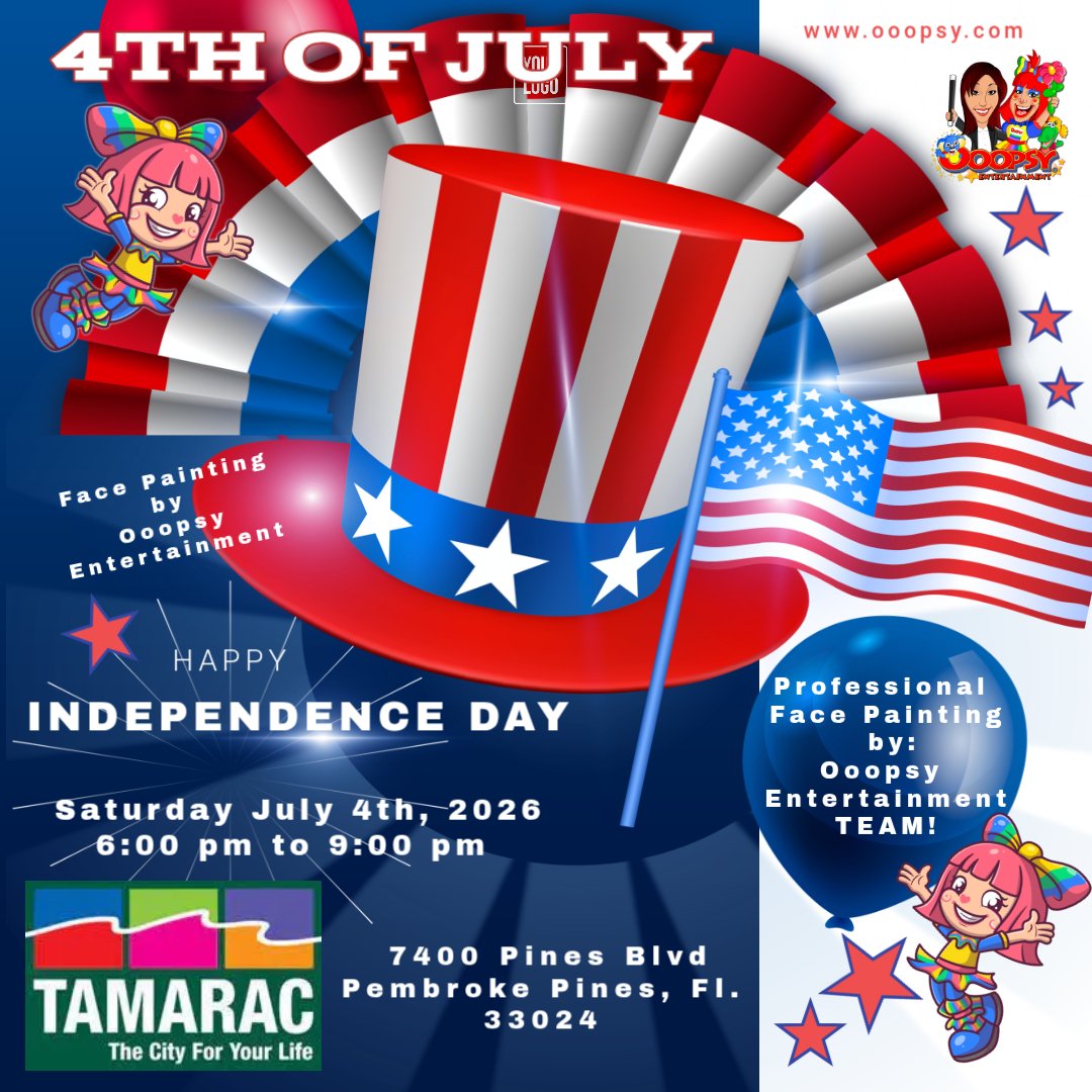 City of Pembroke Pines — 4th of July & USA 250th Anniversary!